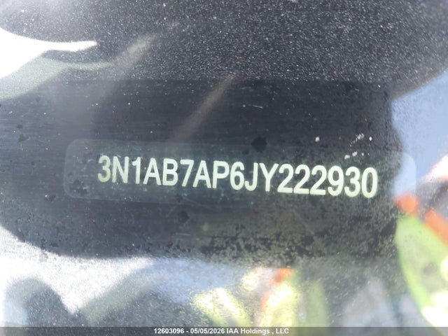 3N1AB7AP6JY222930 Nissan Sentra S/sv/sr/sl