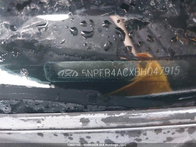 Продажа на аукционе авто 2011 Hyundai Sonata, vin: 5NPEB4ACXBH047915, номер лота: 12603102