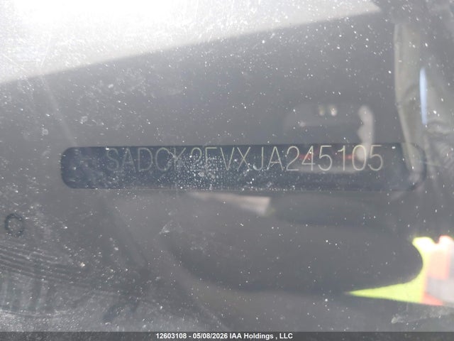 Aukcja sprzedaży 2018 Jaguar F-pace Prestige, vin: SADCK2EVXJA245105, numer aukcji: 12603108