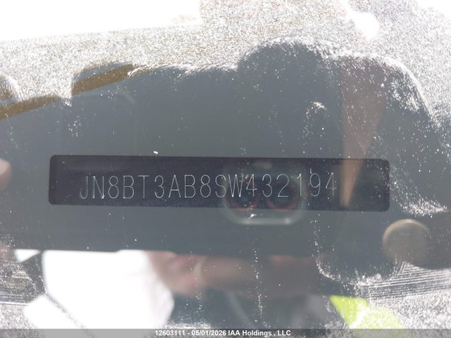 JN8BT3AB8SW432194 Nissan ROGUE S