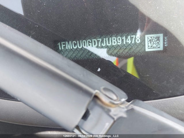 1FMCU0GD7JUB91478 Ford ESCAPE SE