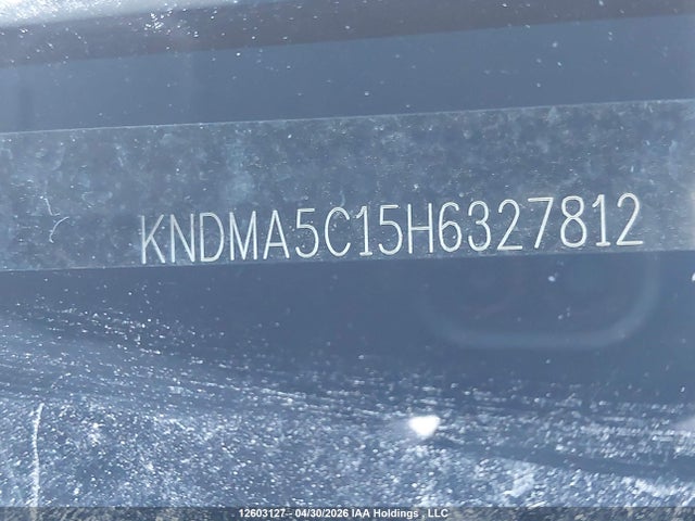 Продажа на аукционе авто 2017 Kia Sedona, vin: KNDMA5C15H6327812, номер лота: 12603127