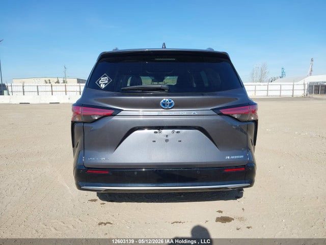 12603139 :رقم المزاد ، 5TDGSKFCXSS225113 vin ، 2025 Toyota Sienna Le/xse/limited/platinum مزاد بيع