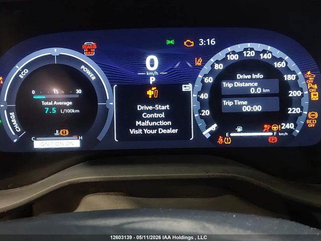12603139 :رقم المزاد ، 5TDGSKFCXSS225113 vin ، 2025 Toyota Sienna Le/xse/limited/platinum مزاد بيع