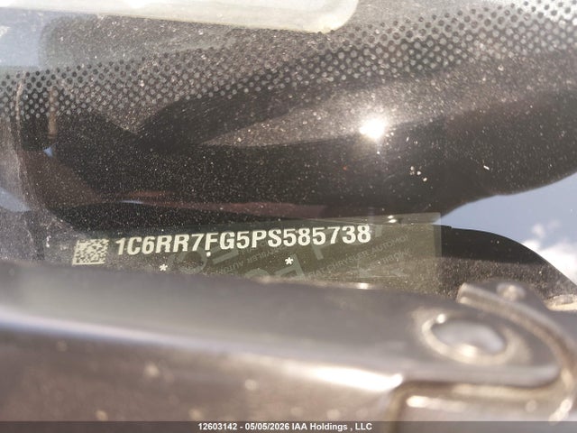 12603142 :رقم المزاد ، 1C6RR7FG5PS585738 vin ، 2023 Ram 1500 Classic Tradesman مزاد بيع
