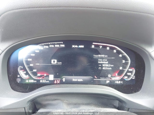 Aukcja sprzedaży 2021 Bmw X4 M Competition/m, vin: 5YMUJ0C00M9E42962, numer aukcji: 12603160