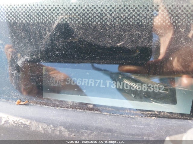 12603161 :رقم المزاد ، 3C6RR7LT3NG358392 vin ، 2022 Ram 1500 Classic Slt مزاد بيع
