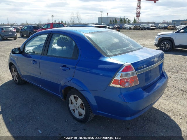 12603170 :رقم المزاد ، KL1TD55698B058479 vin ، 2008 Chevrolet Aveo Ls مزاد بيع