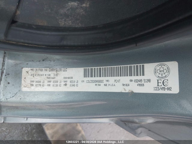 Продаж на аукціоні авто 2009 Chrysler Sebring Touring, vin: 1C3LC55D69N568321, номер лоту: 12603221