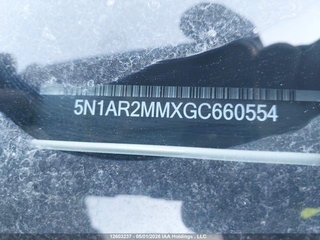 Продажа на аукционе авто 2016 Nissan Pathfinder S/sv/sl/platinum, vin: 5N1AR2MMXGC660554, номер лота: 12603237
