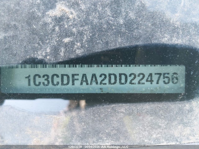 Aukcja sprzedaży 2013 Dodge Dart Se/aero, vin: 1C3CDFAA2DD224756, numer aukcji: 12603238