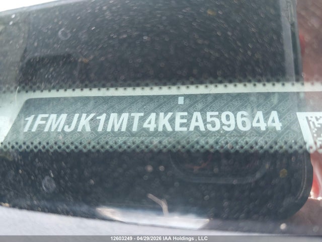 1FMJK1MT4KEA59644 Ford Expedition Max Platinum
