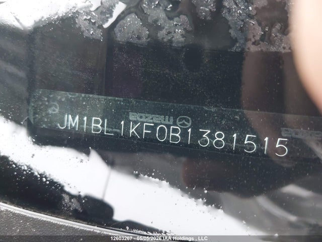 Aukcja sprzedaży 2011 Mazda Mazda3 Gx, vin: JM1BL1KF0B1381515, numer aukcji: 12603267