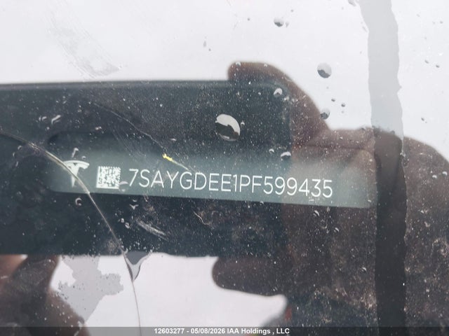 7SAYGDEE1PF599435 Tesla Model Y Long Range