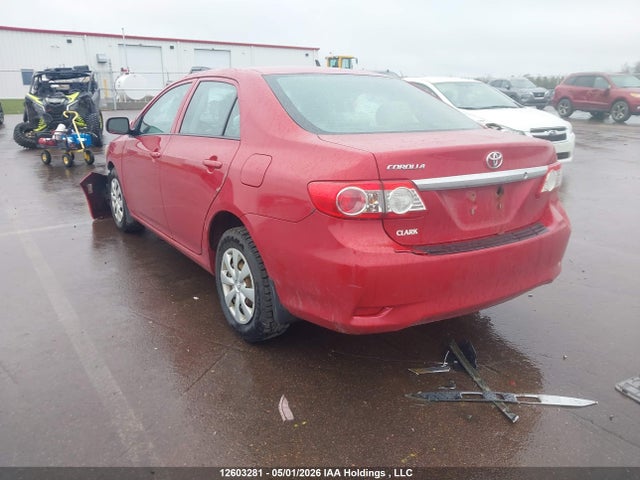 12603281 :رقم المزاد ، 2T1BU4EE9DC051257 vin ، 2013 Toyota Corolla Ce مزاد بيع