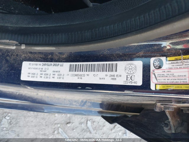Aukcja sprzedaży 2014 Chrysler 200, vin: 1C3CCBAB5EN202153, numer aukcji: 12603282