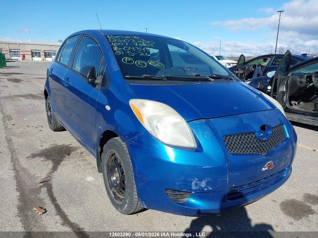 12603290 :رقم المزاد ، JTDKT923875043493 vin ، 2007 Toyota Yaris مزاد بيع