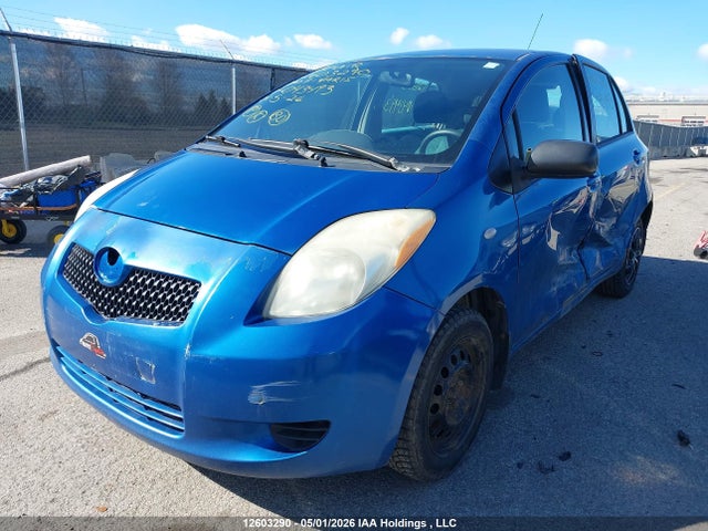 12603290 :رقم المزاد ، JTDKT923875043493 vin ، 2007 Toyota Yaris مزاد بيع