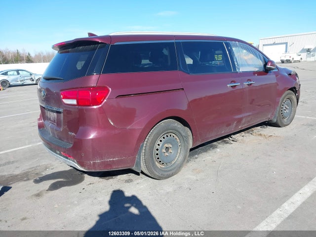 2015 Kia Sedona Sxl მანქანა იყიდება აუქციონზე, vin: KNDME5C16F6041632, აუქციონის ნომერი: 12603309