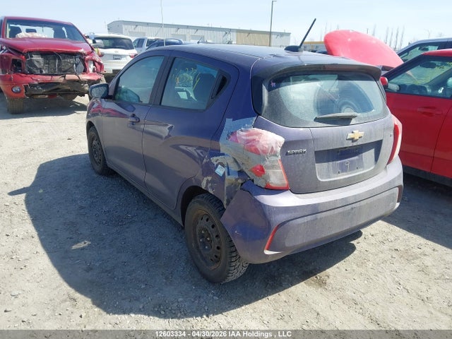 2017 Chevrolet Spark 1lt Cvt მანქანა იყიდება აუქციონზე, vin: KL8CD6SA2HC820335, აუქციონის ნომერი: 12603334