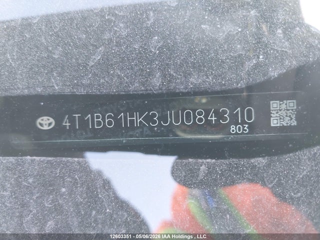 4T1B61HK3JU084310 Toyota Camry