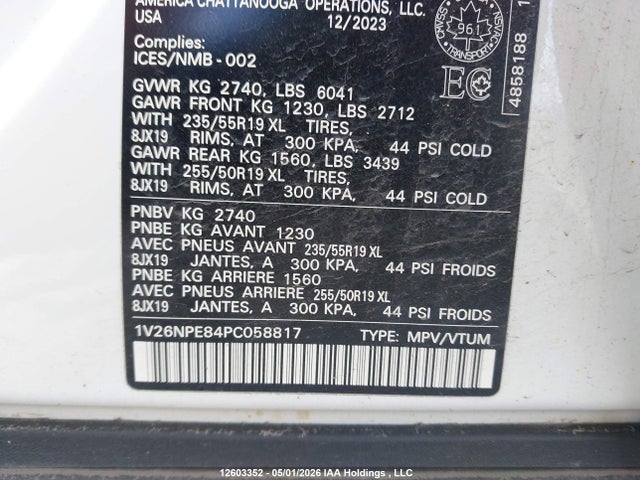 1V26NPE84PC058817 Volkswagen ID.4 PRO