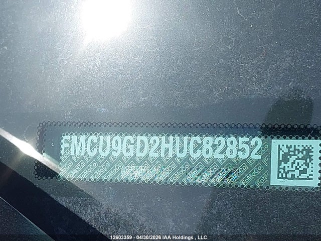 Продаж на аукціоні авто 2017 Ford Escape Se, vin: 1FMCU9GD2HUC82852, номер лоту: 12603359