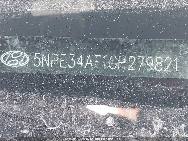 5NPE34AF1GH279821 Hyundai Sonata Sport Tech