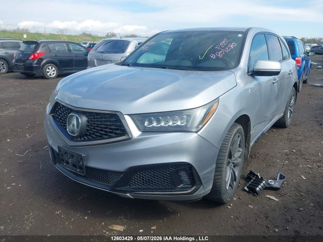 2019 Acura Mdx მანქანა იყიდება აუქციონზე, vin: 5J8YD4H06KL801280, აუქციონის ნომერი: 12603429