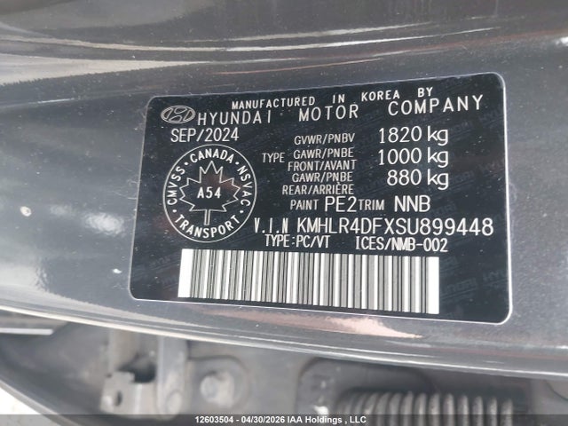 Продаж на аукціоні авто 2025 Hyundai Elantra N Line Ultimate, vin: KMHLR4DFXSU899448, номер лоту: 12603504