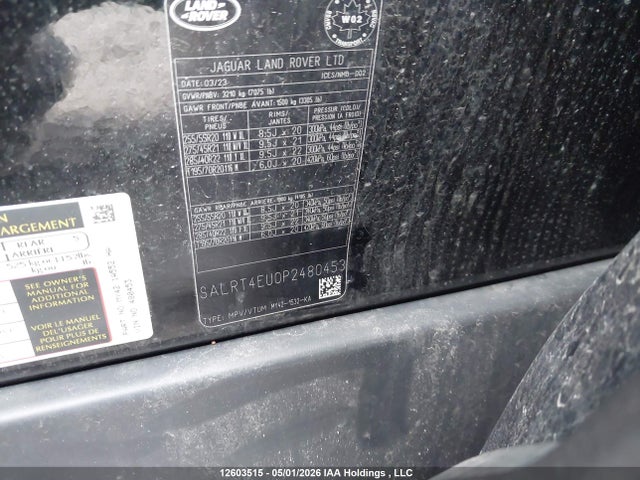 Продаж на аукціоні авто 2023 Land Rover Discovery P360 R-dynamic S, vin: SALRT4EU0P2480453, номер лоту: 12603515