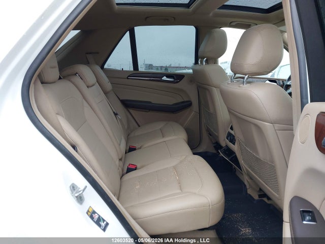 Aukcja sprzedaży 2015 Mercedes-benz Ml 350 Bluetec, vin: 4JGDA2EB5FA539698, numer aukcji: 12603520