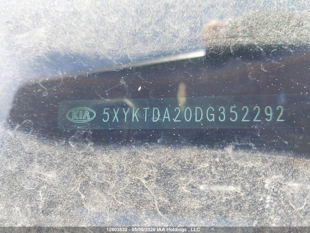 2013 Kia Sorento Lx მანქანა იყიდება აუქციონზე, vin: 5XYKTDA20DG352292, აუქციონის ნომერი: 12603532