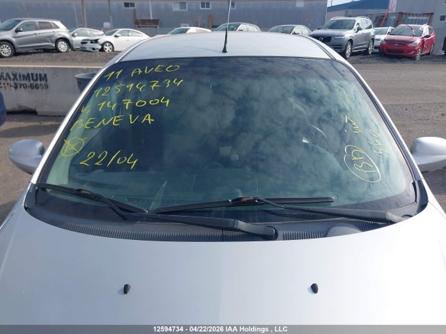 2011 Chevrolet Aveo Lt მანქანა იყიდება აუქციონზე, vin: 3G1TB6DG6BL147004, აუქციონის ნომერი: 12594734