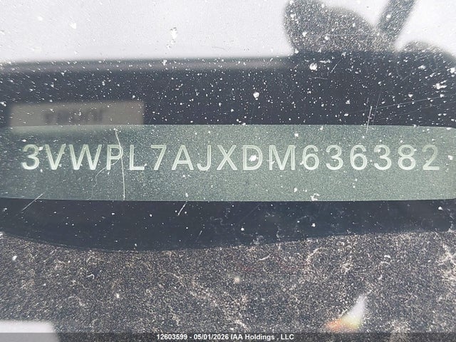 Aukcja sprzedaży 2013 Volkswagen Jetta Tdi, vin: 3VWPL7AJXDM636382, numer aukcji: 12603599