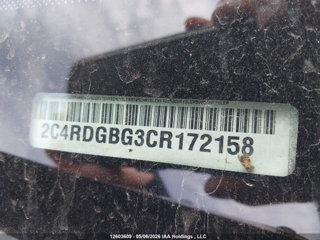 2012 Dodge Grand Caravan მანქანა იყიდება აუქციონზე, vin: 2C4RDGBG3CR172158, აუქციონის ნომერი: 12603609