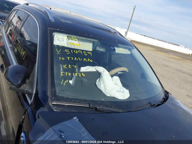 Aukcja sprzedaży 2010 Volkswagen Tiguan Se/sel, vin: WVGBV7AX6AW514959, numer aukcji: 12603643