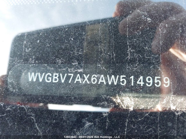 Aukcja sprzedaży 2010 Volkswagen Tiguan Se/sel, vin: WVGBV7AX6AW514959, numer aukcji: 12603643