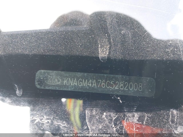 12603671 :رقم المزاد ، KNAGM4A76C5282008 vin ، 2012 Kia Optima Lx مزاد بيع