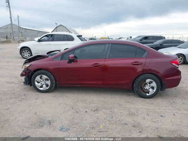 Продажа на аукционе авто 2013 Honda Civic Lx, vin: 2HGFB2F4XDH004182, номер лота: 12603689