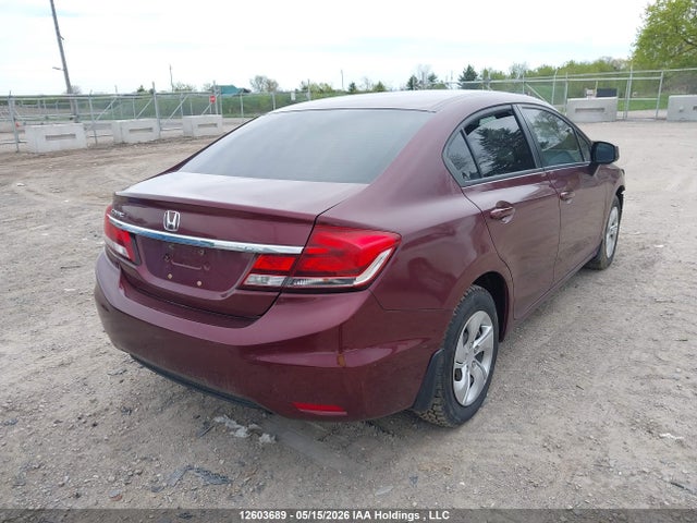 Продажа на аукционе авто 2013 Honda Civic Lx, vin: 2HGFB2F4XDH004182, номер лота: 12603689