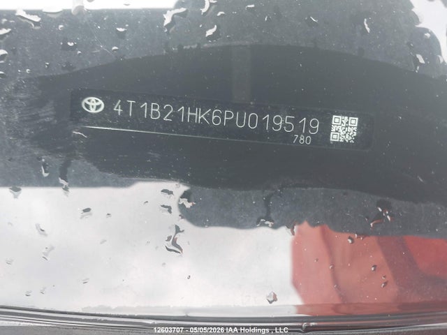 4T1B21HK6PU019519 Toyota Camry Hybrid Xle