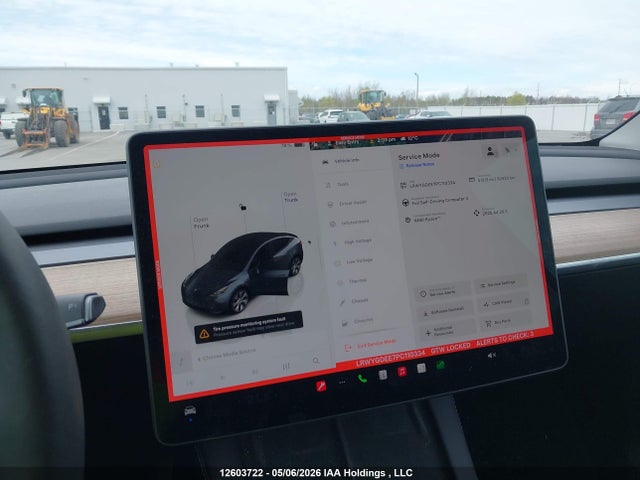 Продаж на аукціоні авто 2023 Tesla Model Y Long Range, vin: LRWYGDEE7PC110334, номер лоту: 12603722