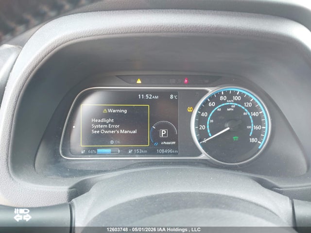 Aukcja sprzedaży 2018 Nissan Leaf S/sv/sl, vin: 1N4AZ1CP2JC312271, numer aukcji: 12603748