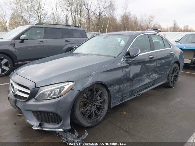 12603774 :رقم المزاد ، 55SWF4KB4FU054778 vin ، 2015 Mercedes-benz C 300 4matic مزاد بيع