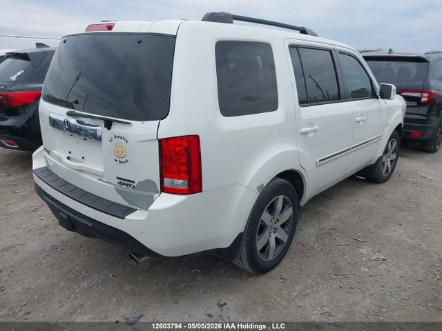 2015 Honda Pilot Touring მანქანა იყიდება აუქციონზე, vin: 5FNYF4H92FB506192, აუქციონის ნომერი: 12603794