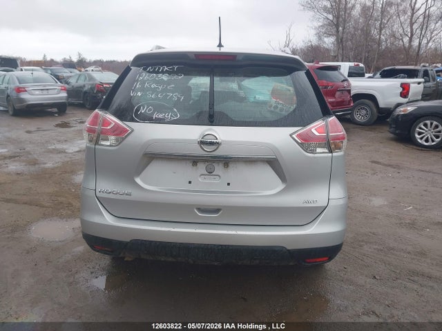 Продаж на аукціоні авто 2016 Nissan Rogue S/sl/sv, vin: 5N1AT2MV2GC864789, номер лоту: 12603822