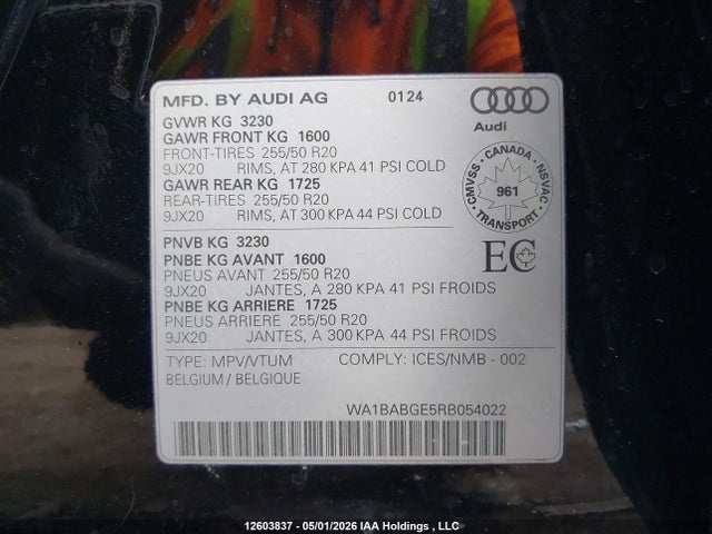 Audi Q8 E-tron 2024 WA1BABGE5RB054022 Image 21