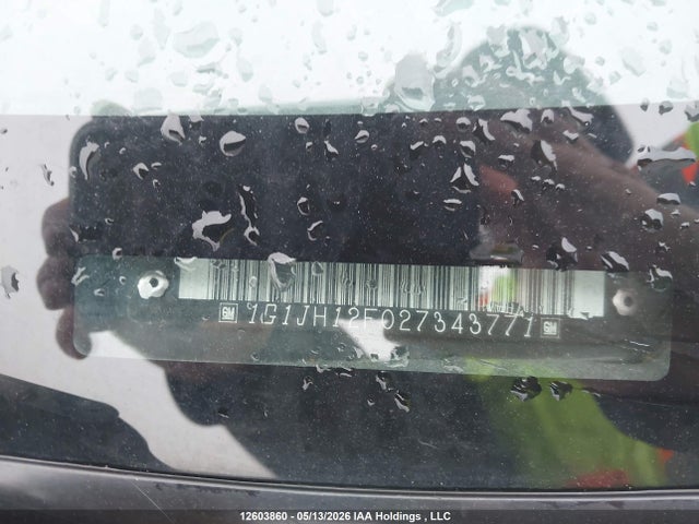 2002 Chevrolet Cavalier მანქანა იყიდება აუქციონზე, vin: 1G1JH12F027343771, აუქციონის ნომერი: 12603860