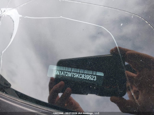 Продаж на аукціоні авто 2019 Nissan Rogue S/sl/sv, vin: 5N1AT2MT5KC839523, номер лоту: 12603866